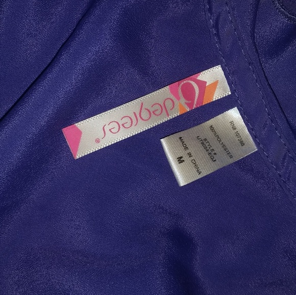 Purple Ruffle One Shoulder Top - Picture 6 of 6